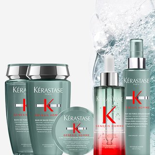 Kérastase Genesis Homme hair before after